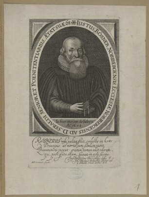 Bildnis des Iustus Rösner