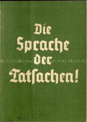 Propagandaaufruf zur Reichstagswahl vom 29. März 1936