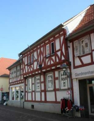 Fachwerkwohnhaus; Dieburg, Steinstraße 15