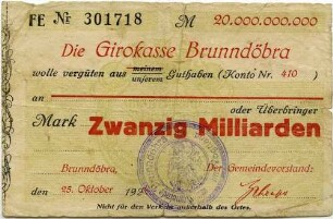 Notgeld - 20 Md. Mark