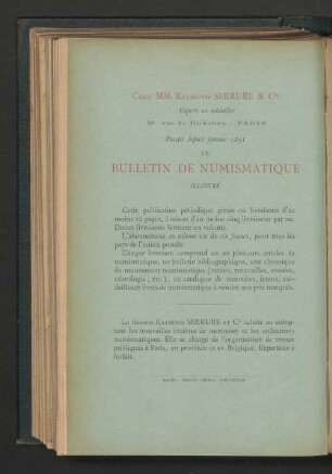 Bulletin de numismatique