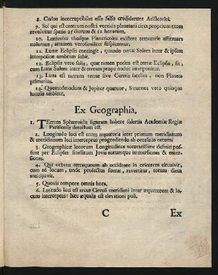 Ex Geographia
