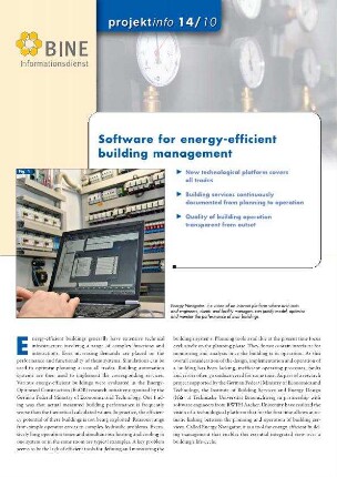 Software for energy-efficient building management.
