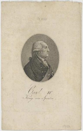 Bildnis des Carl IV., König von Spanien