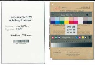Entnazifizierung Wilhelm Noeldner , geb. 29.09.1899 ()