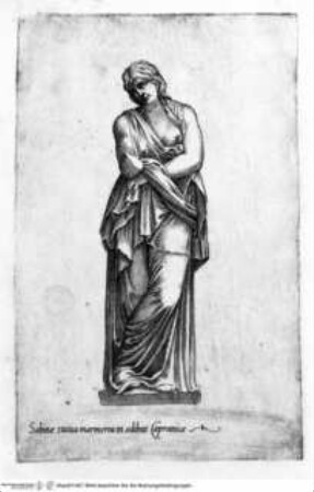 Antiquarum Statuarum Urbis Romae, Liber primus, 1. ed. - Sabine statua marmorea ...