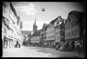 Marktplatz Blickrichtung Stiftskirche