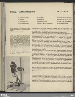 Biologische Mikrofotografie