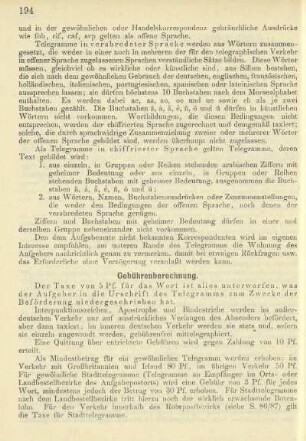 Gebührenberechnung
