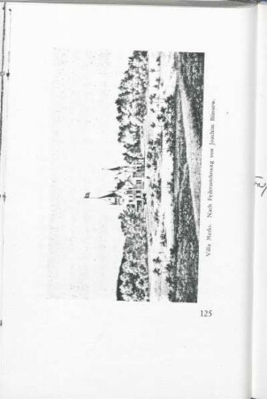 Villa Merlo. Nach Federzeichnung von Joachim Bünsow.