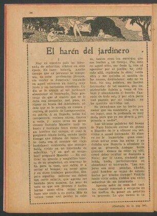 El harén del jardinero