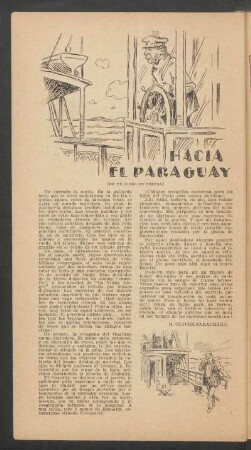 Hacia el Paraguay