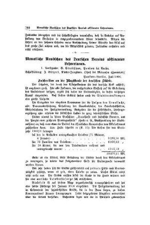 Monatliche Rundschau des Deutschen Vereins abstinenter Lehrerinnen
