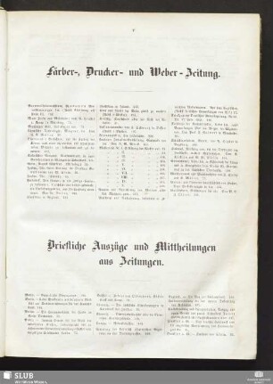 Färber-, Drucker- und Weber-Zeitung