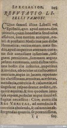 REFUTATIO LIBELLI FAMOSI.