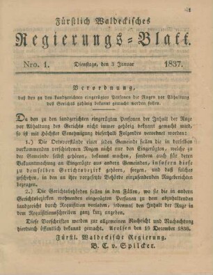 3. Januar-19. December = Nro. 1-26