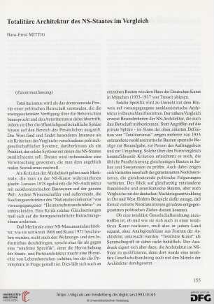 Totalitäre Architektur des NS-Staates im Vergleich