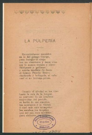 La pulpería