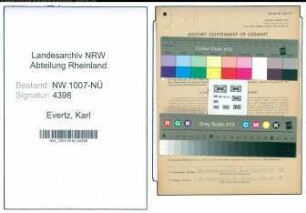 Entnazifizierung Karl Evertz , geb. 31.01.1903 (Steingieser)