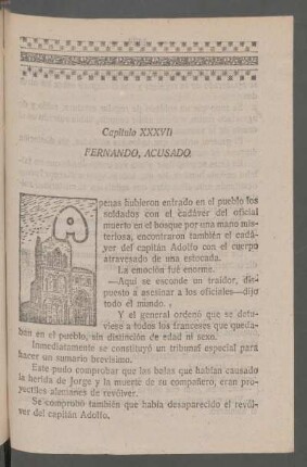 Capítulo XXXVII - Fernando, acusado