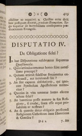419-433, Disputatio IV.