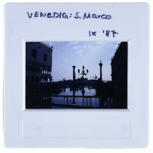 Venedig, Dogenpalast,Venedig, Markusdom,Venedig, S. Giorgio Maggiore,Venedig, Markusplatz / Piazza S. Marco,Venedig, Säulen auf dem Markusplatz,Venedig, Biblioteca Nazionale Marciana