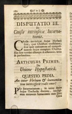 282-286, Quaestio Prima