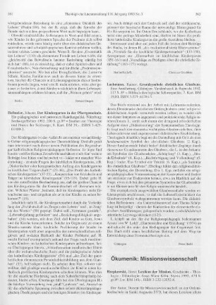 262-264 [Rezension] Rzepkowski, Horst, Lexikon der Mission