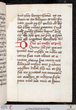 Orationes. Psalmi. Hymni ad Missam