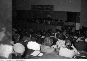 Dresden, Dobritz. Ernst-Schneller-Schule, Matinee zu Fragen der Schulbildung, 1946