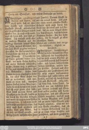 [Gebete und Andachten.]