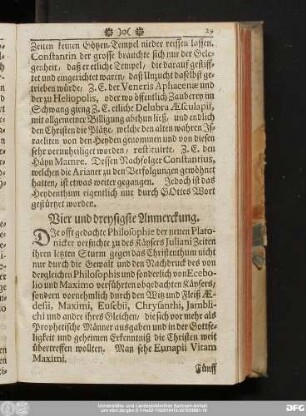 Vier und dreysigste Anmerckung.