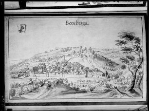 Boxberg aus Thesaurus Palatinus Boxberga - Ortsbild