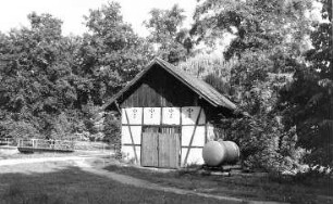 Waldhufen-Jänkendorf. Ehem. Schneidemühle im Park