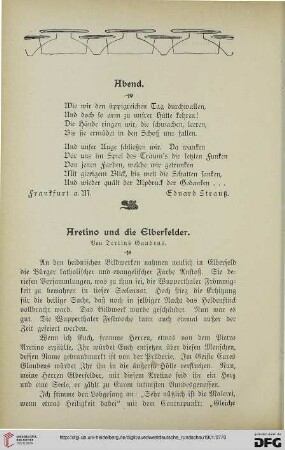 1: Aretino und die Elberfelder