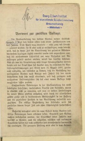 Vorwort zur zwölften Auflage