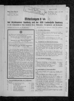 4. Aerztl. Bezirksvereinigungen