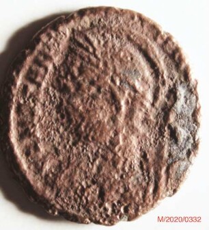 Römische Münze, Nominal Follis, Prägeherr Constantinus I., Prägeort Arles, Original