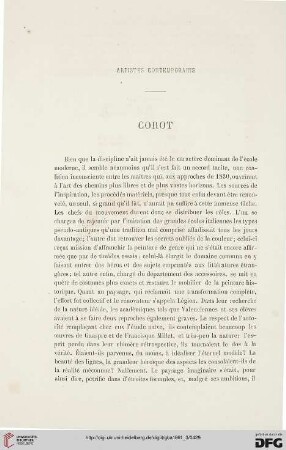 11: Corot : artistes contemporains