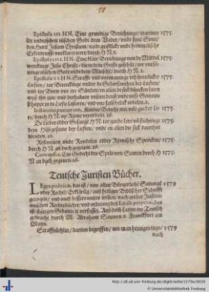 Teutsche Juristen Bücher.
