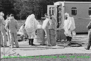 Einsatzfahrzeug des Kerntechnischen Hilfszuges (KTH) während einer Übung
