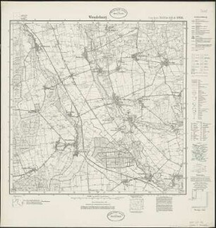 Meßtischblatt 1958 : Wendeburg, 1924 : Wendeburg. - Aufn. 1899, bericht. 1924. - 1:25000. - [Berlin]: Reichsamt für Landesaufnahme, 1924. - 1 Kt.