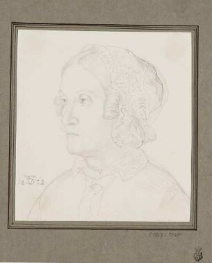 Bildnis Karoline Veit, Ehefrau von Philipp Veit
