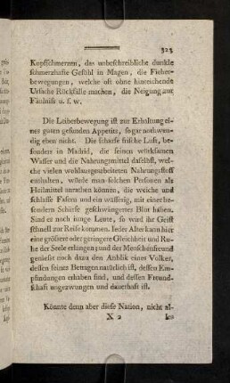 323-326, Die Leibesbewegung ist zur Erhaltung eines ...