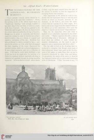The water-colours of Sir Alfred East
