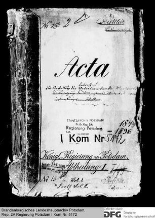 Anstellung der unteren Beamten des Magistrats in Putlitz