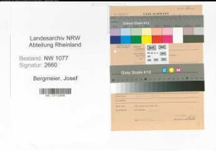 Entnazifizierung Josef Bergmeier , geb. 00.00.0000 (Dolmetscher)