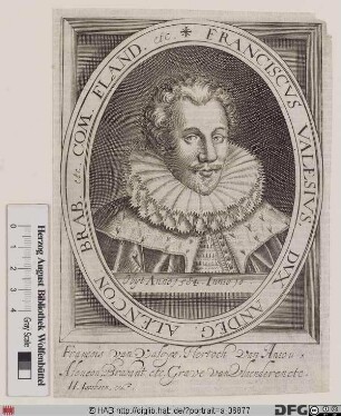 Bildnis François-Hercule de Valois, duc d'Alençon et d'Anjou