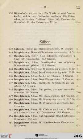 Silber (Nr. 439-468)