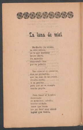La luna de miel